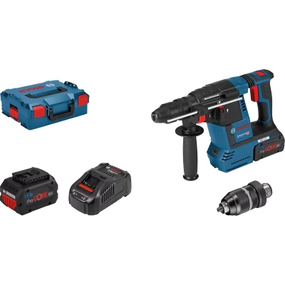 MŁOT UDAROWY OBROTOWY GBH 18V-26 F 2.6J 2*5.5AH L-BOXX