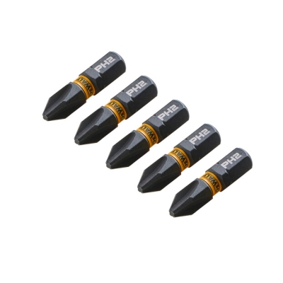 KOŃCÓWKI WKRĘTAKOWE UDAROWE PH2*25MM EXTREME 5SZT