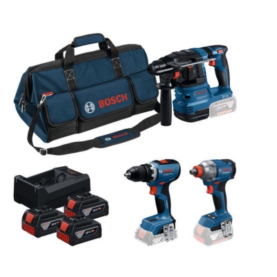 ZESTAW COMBI 18V GSR+GDX+GBH 3*5.0AH