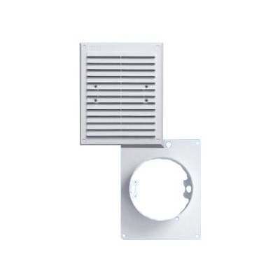 KRATKA Z WYJŚCIEM RUROWYM BIAŁA 175*295MM FI150MM