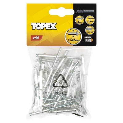 NITY ALUMINIOWE OP-50SZT 4.8*23MM