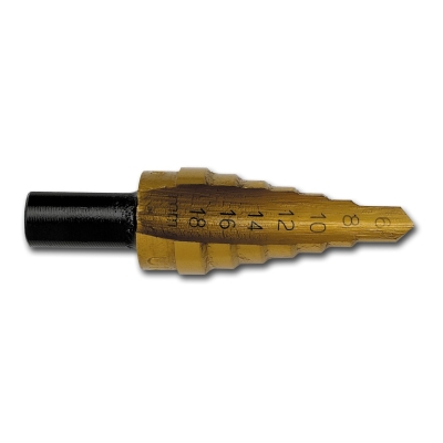 WIERTŁO WIELOSTOPNIOWE DO METALU 4-12MM 9 ŚREDNIC